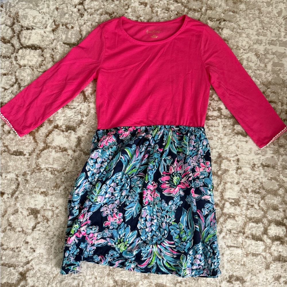 Lilly Pulitzer Pink dress size L 8-10 girls